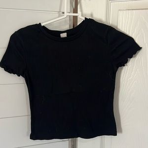 SHEIN girls black top size 10
